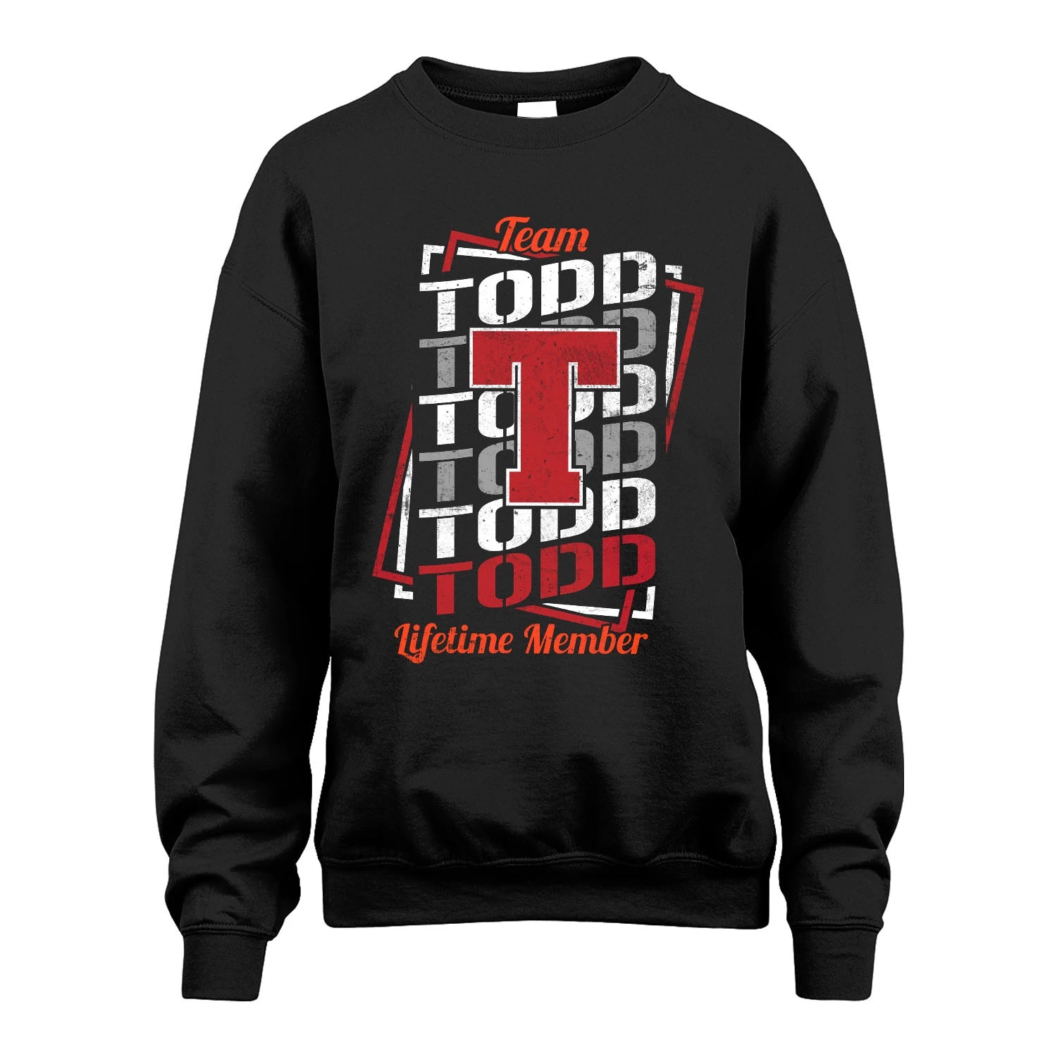 Team Your Name Lifetime Member Sporty Shirt TODD M1-25