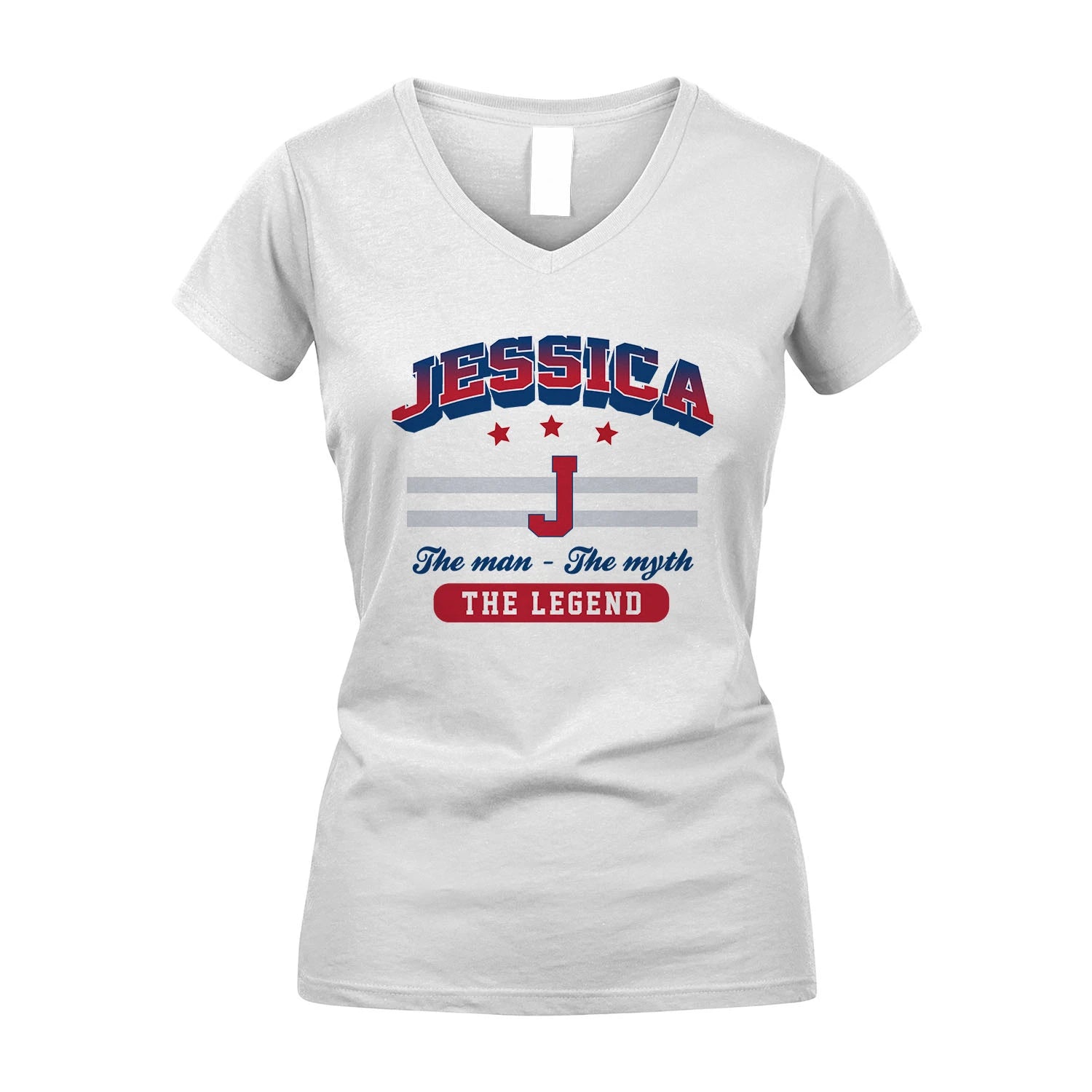 The Man The Myth The Legend With Your Name Shirt JESSICA M1-35