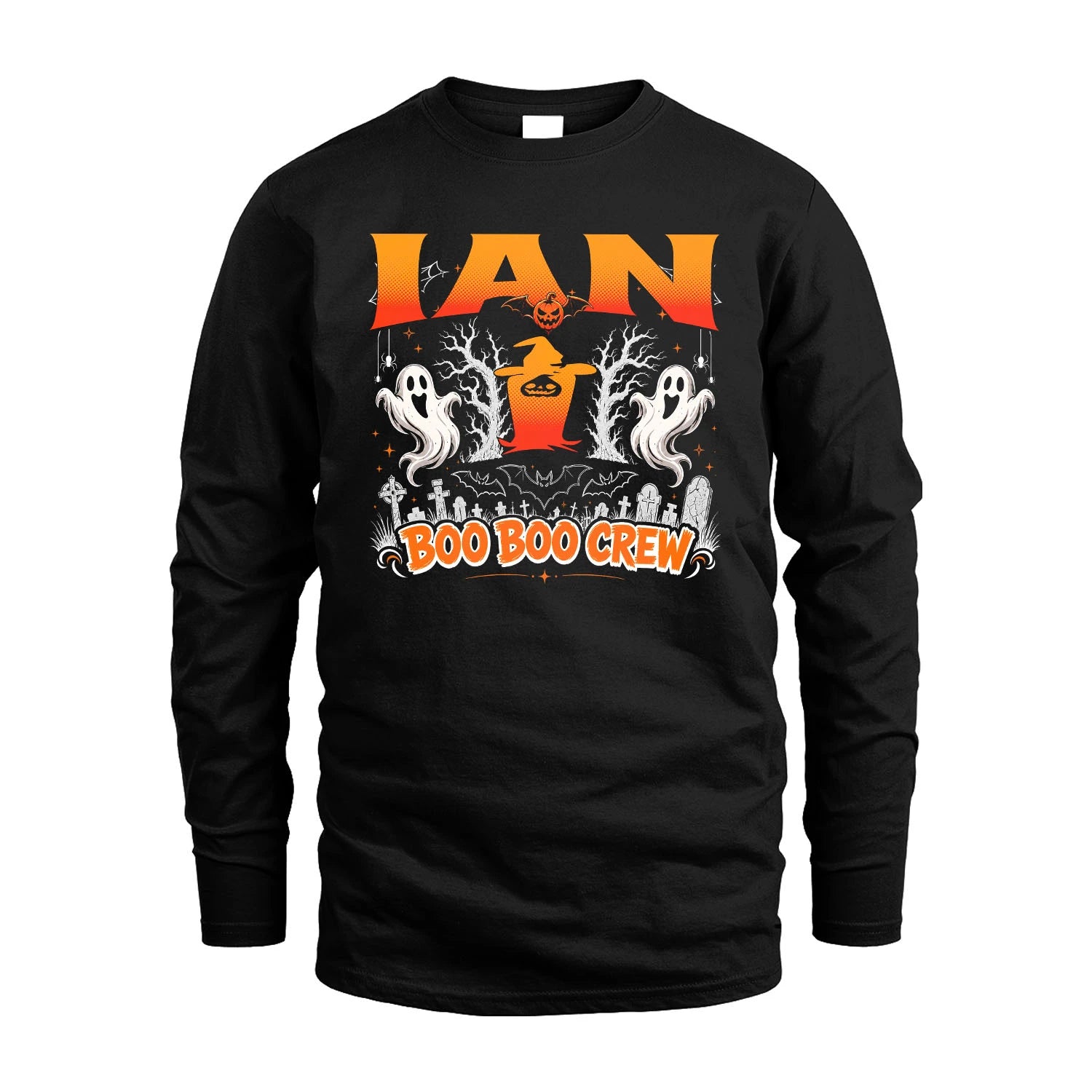 Boo Boo Crew Halloween Custom Name Shirt IAN M1-28