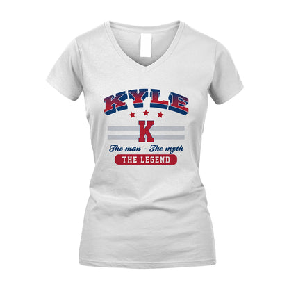 The Man The Myth The Legend With Your Name Shirt KYLE M1-35