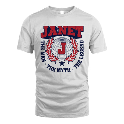 The Man The Myth The Legend Logo Shirt JANET M1-30