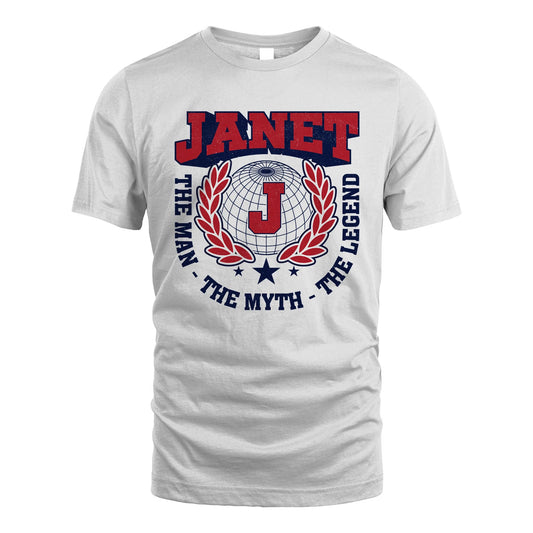 The Man The Myth The Legend Logo Shirt JANET M1-30