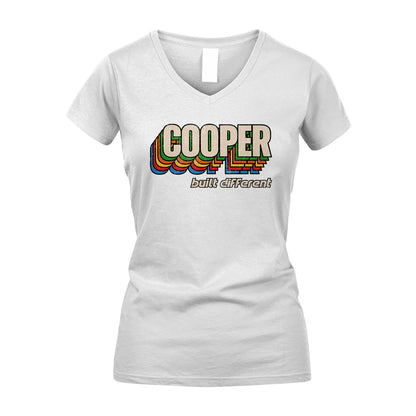Your Name Built Different Retro Shirt COOPER M1-26