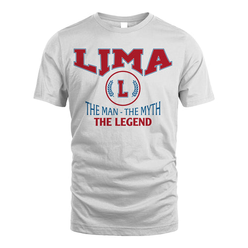 The Man The Myth The Legend Jet Style Shirt LIMA M1-9