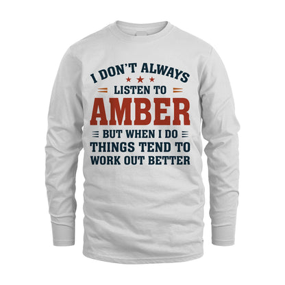 I Don't Always Listen To... AMBER M1-2