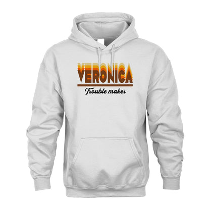 Your Name Trouble Maker Funny Shirt VERONICA M1-34