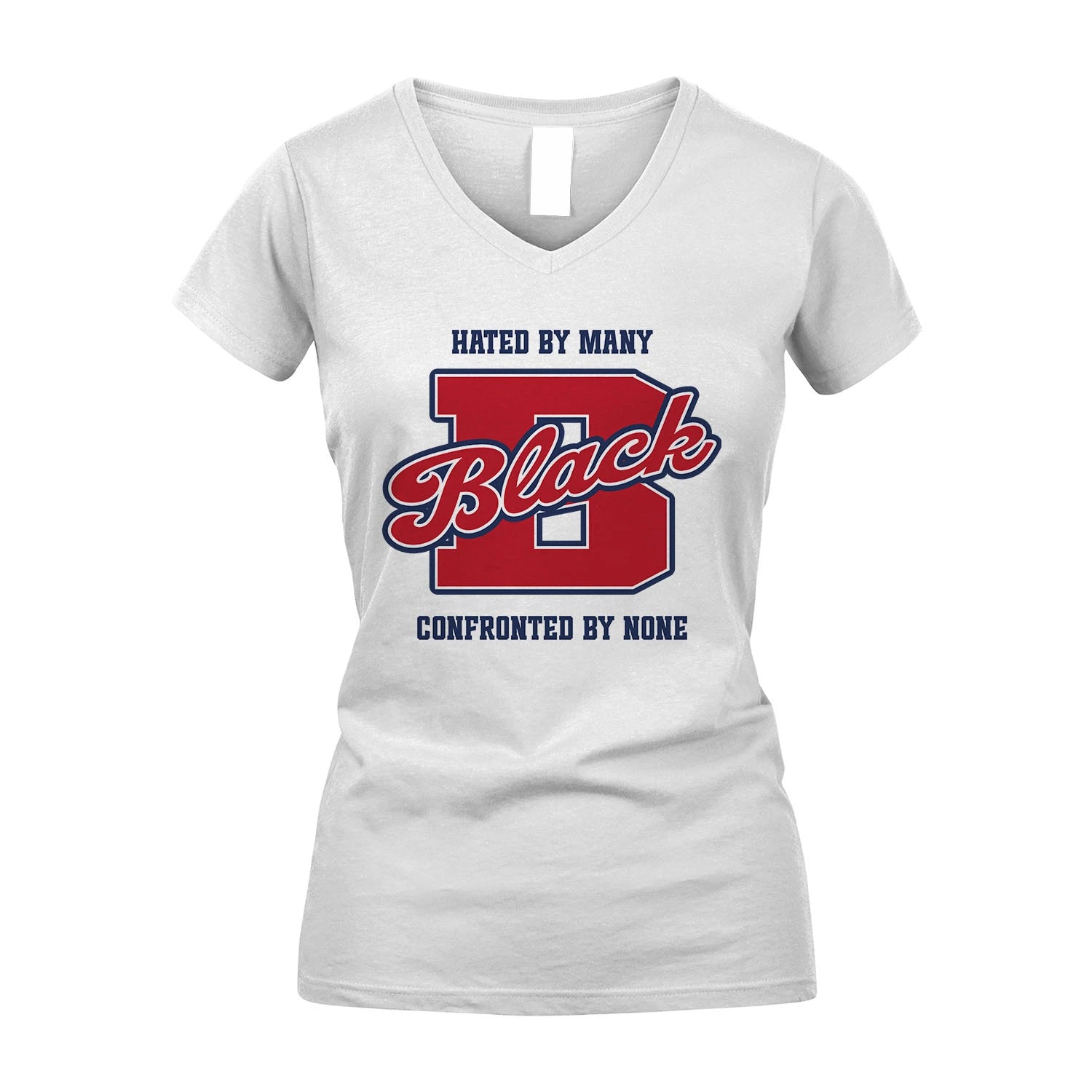 Hated By Many Confronted By None Personalized Name Shirt BLACK M1-8