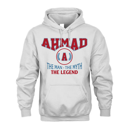 The Man The Myth The Legend Jet Style Shirt AHMAD M1-9