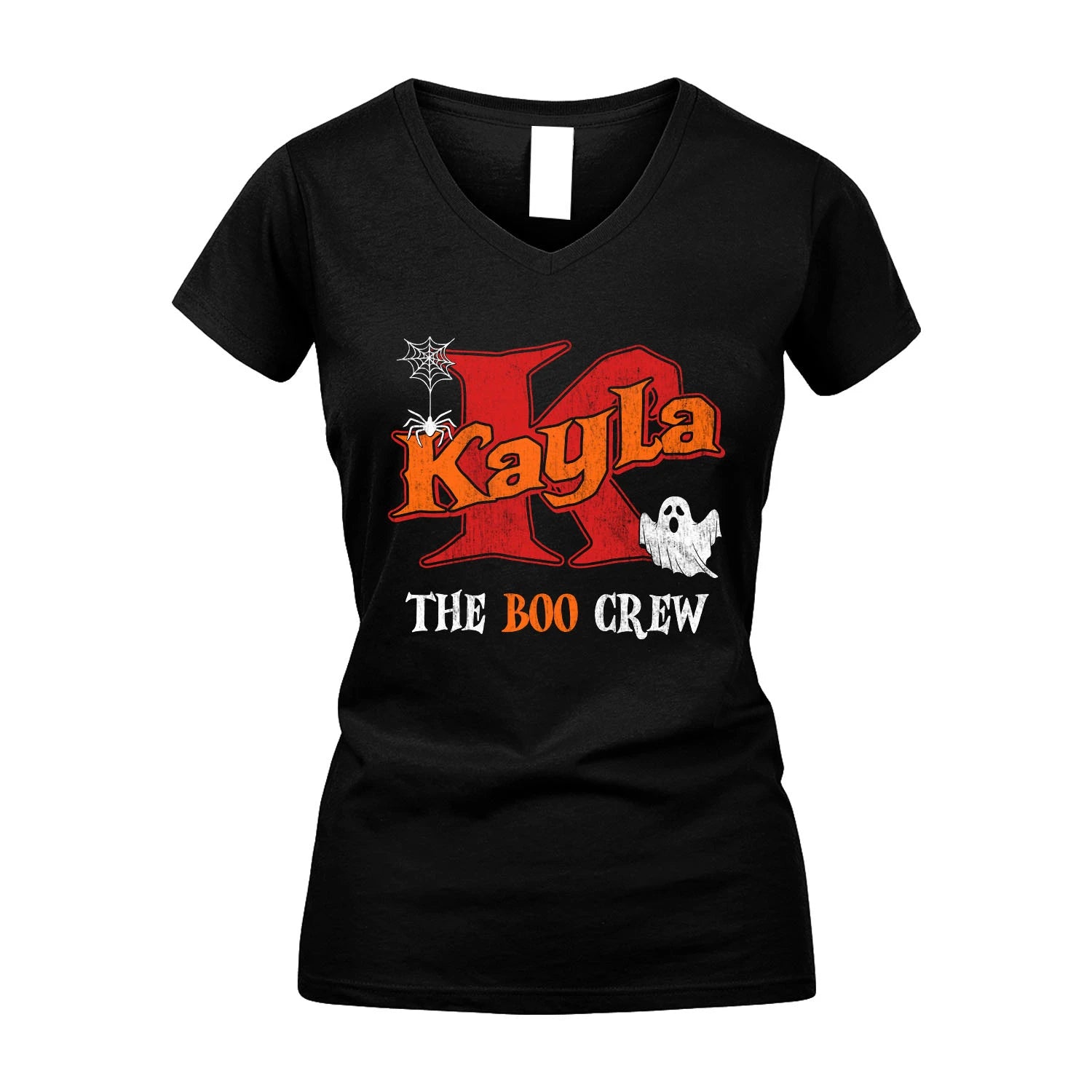 The Boo Crew Halloween Custom Name Shirt KAYLA M1-22
