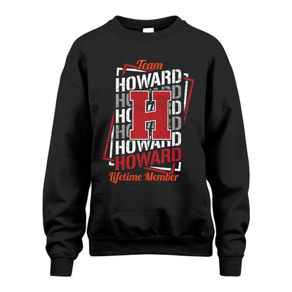 Team Your Name Lifetime Member Sporty Shirt HOWARD M1-25
