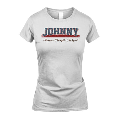 The Man The Myth The Legend Vintage Shirt JOHNNY M1-6