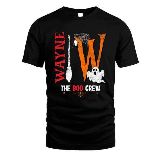 The Boo Crew Halloween With Your Name Shirt WAYNE M1-23