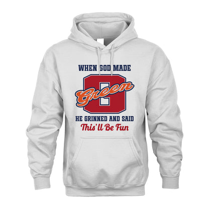 God Made Your Name Custom Shirt GREEN M1-16