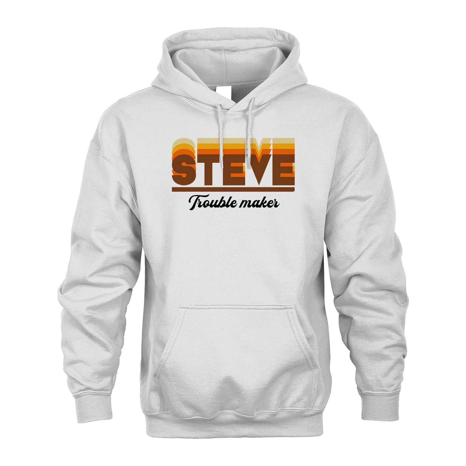 Your Name Trouble Maker Funny Shirt STEVE M1-34