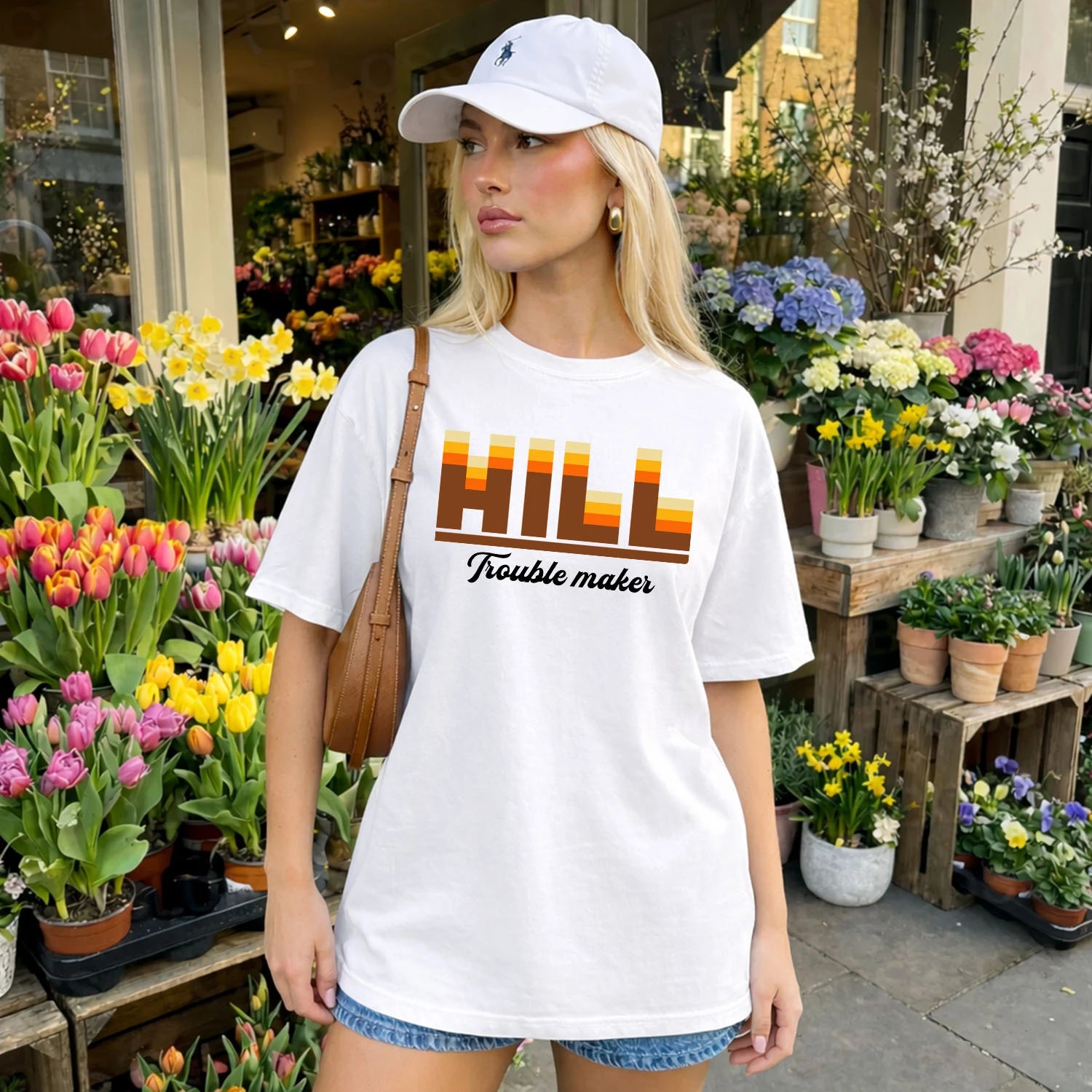 Your Name Trouble Maker Funny Shirt HILL M1-34