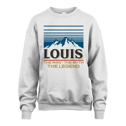 The Man The Myth The Legend Vintage Mountain Shirt LOUIS M1-19