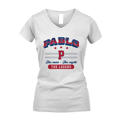 The Man The Myth The Legend With Your Name Shirt PABLO M1-35