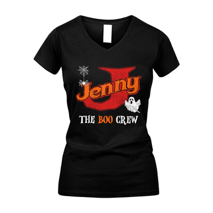 The Boo Crew Halloween Custom Name Shirt JENNY M1-22