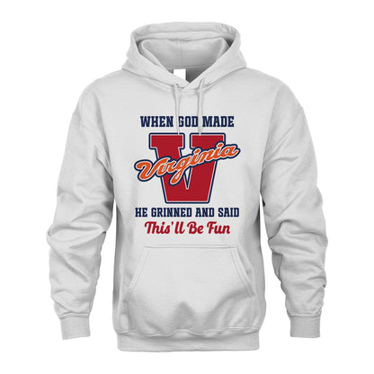 God Made Your Name Custom Shirt VIRGINIA M1-16