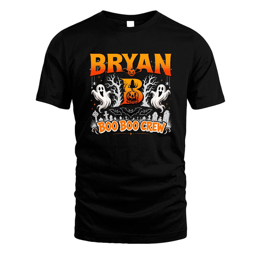 Boo Boo Crew Halloween Custom Name Shirt BRYAN M1-28