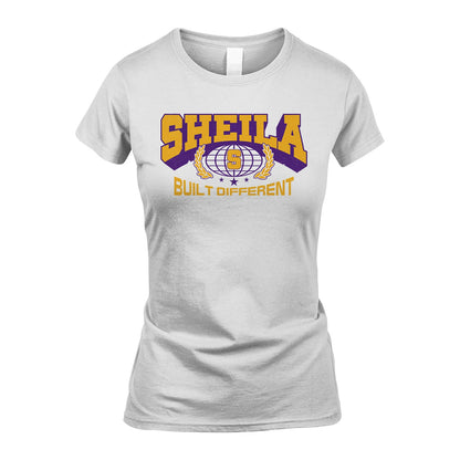 Your Name Built Different Sporty Shirt SHEILA M1-32