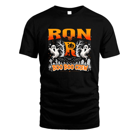 Boo Boo Crew Halloween Custom Name Shirt RON M1-28