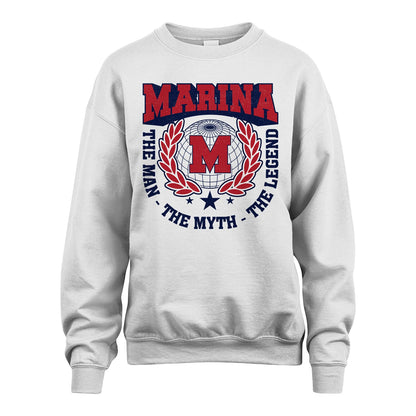 The Man The Myth The Legend Logo Shirt MARINA M1-30
