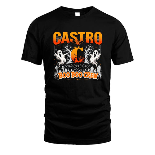Boo Boo Crew Halloween Custom Name Shirt CASTRO M1-28