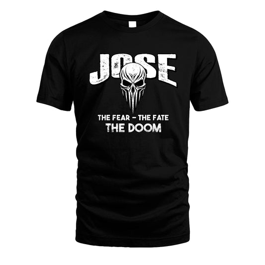 The Fear The Fate The Doom Skull Shirt JOSE M1-39