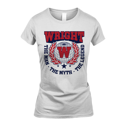 The Man The Myth The Legend Logo Shirt WRIGHT M1-30