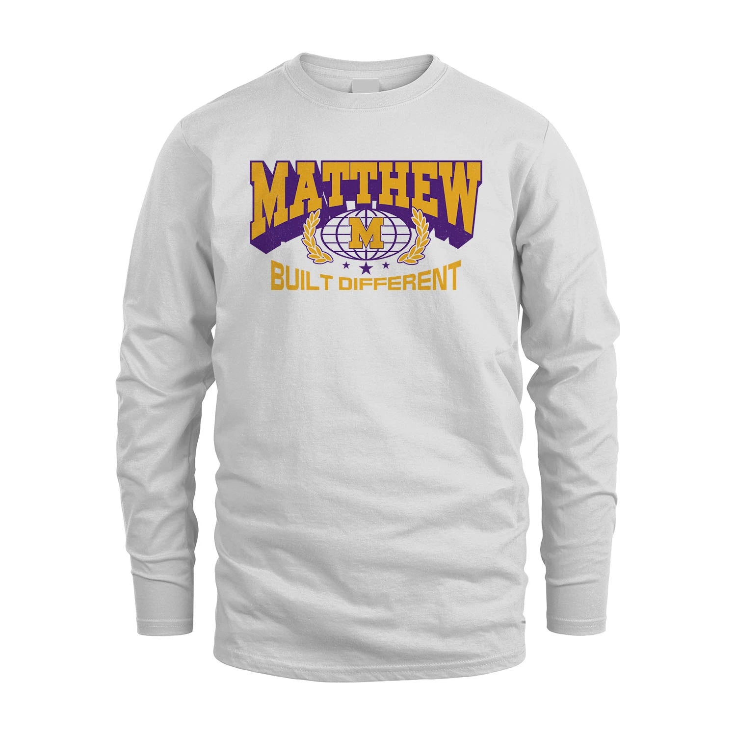 Your Name Built Different Sporty Shirt MATTHEW M1-32