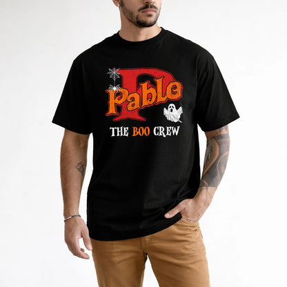 The Boo Crew Halloween Custom Name Shirt PABLO M1-22