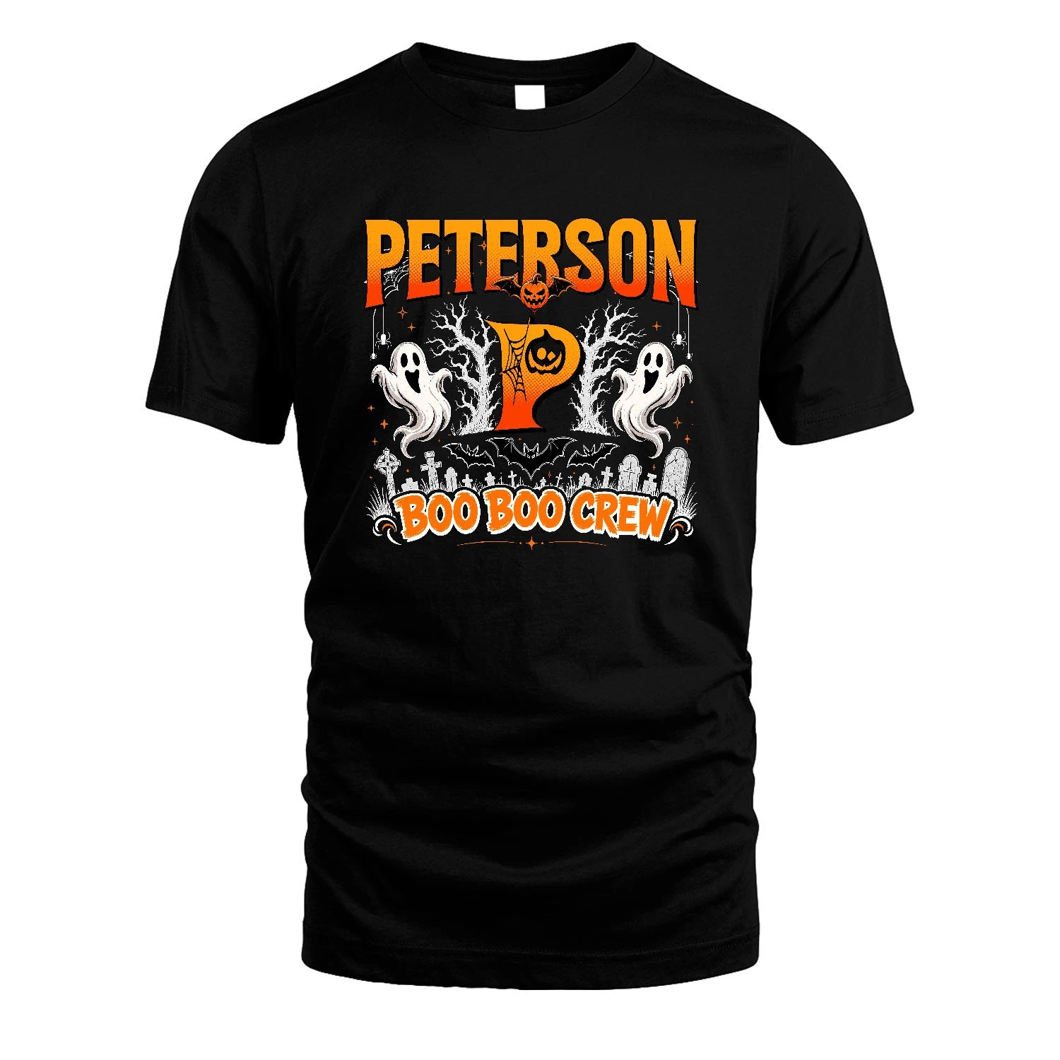 Boo Boo Crew Halloween Custom Name Shirt PETERSON M1-28