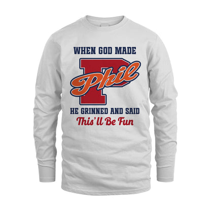 God Made Your Name Custom Shirt PHIL M1-16