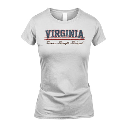 The Man The Myth The Legend Vintage Shirt VIRGINIA M1-6