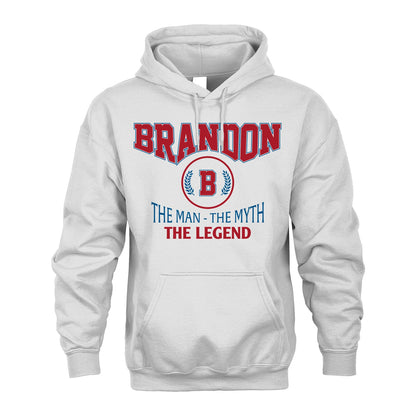 The Man The Myth The Legend Jet Style Shirt BRANDON M1-9