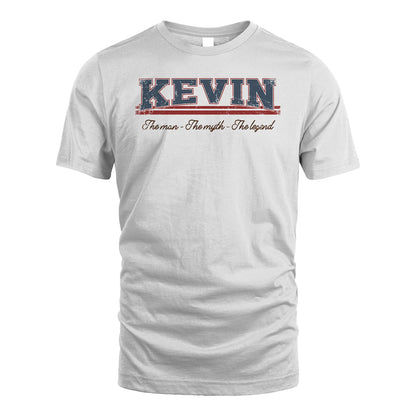 The Man The Myth The Legend Vintage Shirt KEVIN M1-6