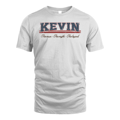 The Man The Myth The Legend Vintage Shirt KEVIN M1-6