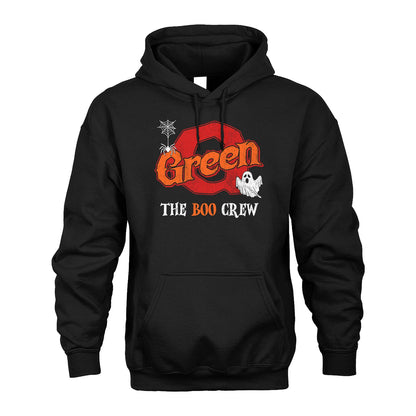 The Boo Crew Halloween Custom Name Shirt GREEN M1-22