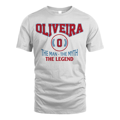 The Man The Myth The Legend Jet Style Shirt OLIVEIRA M1-9