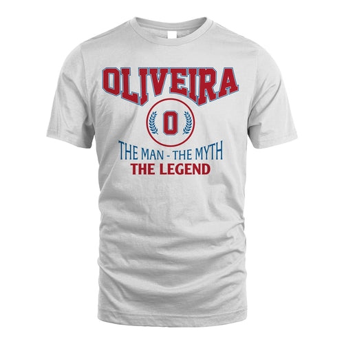 The Man The Myth The Legend Jet Style Shirt OLIVEIRA M1-9