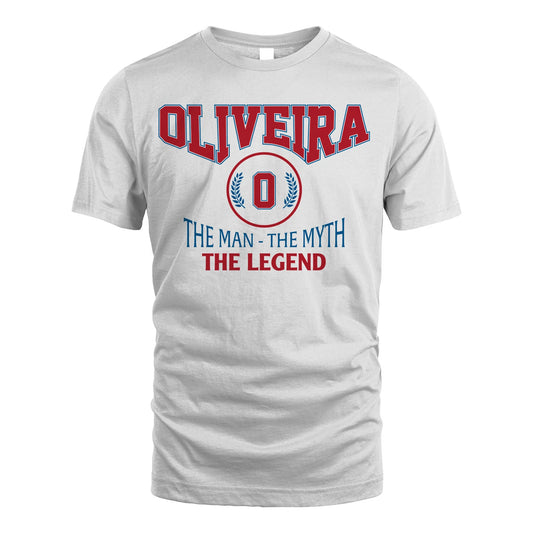 The Man The Myth The Legend Jet Style Shirt OLIVEIRA M1-9