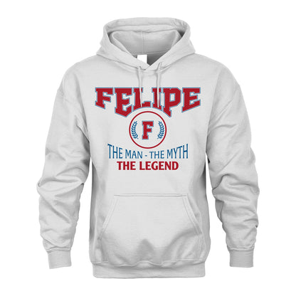 The Man The Myth The Legend Jet Style Shirt FELIPE M1-9