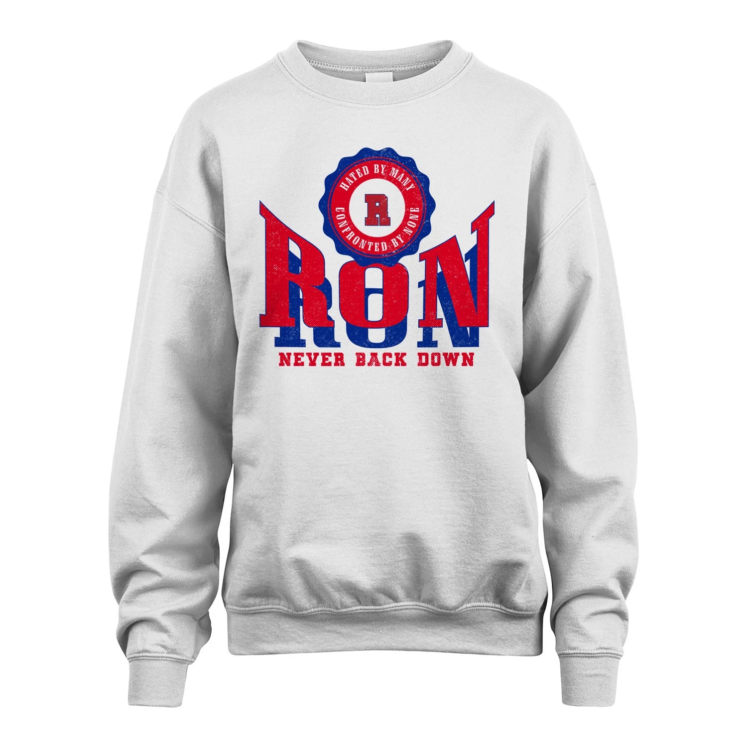 Your Name Never Back Down Shirt RON M1-33