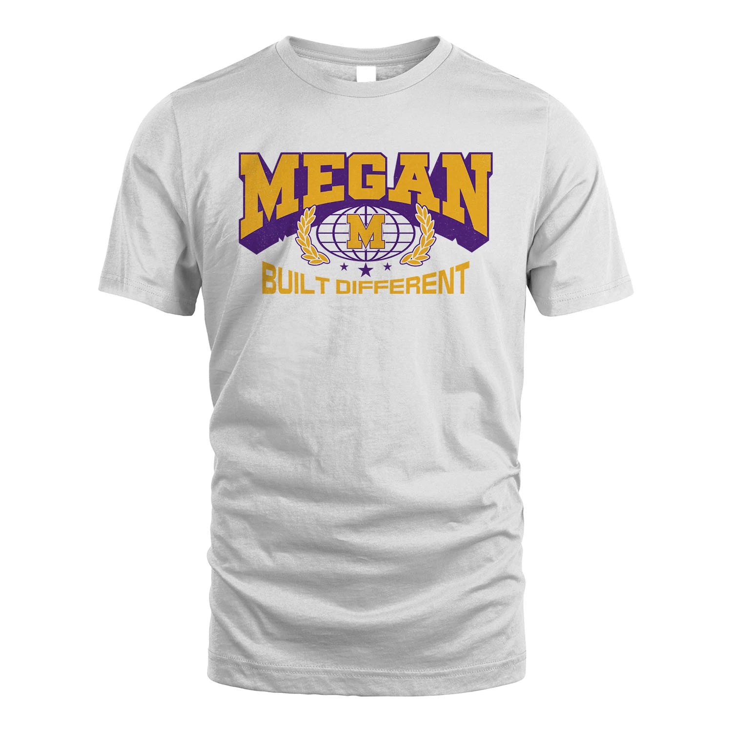 Your Name Built Different Sporty Shirt MEGAN M1-32