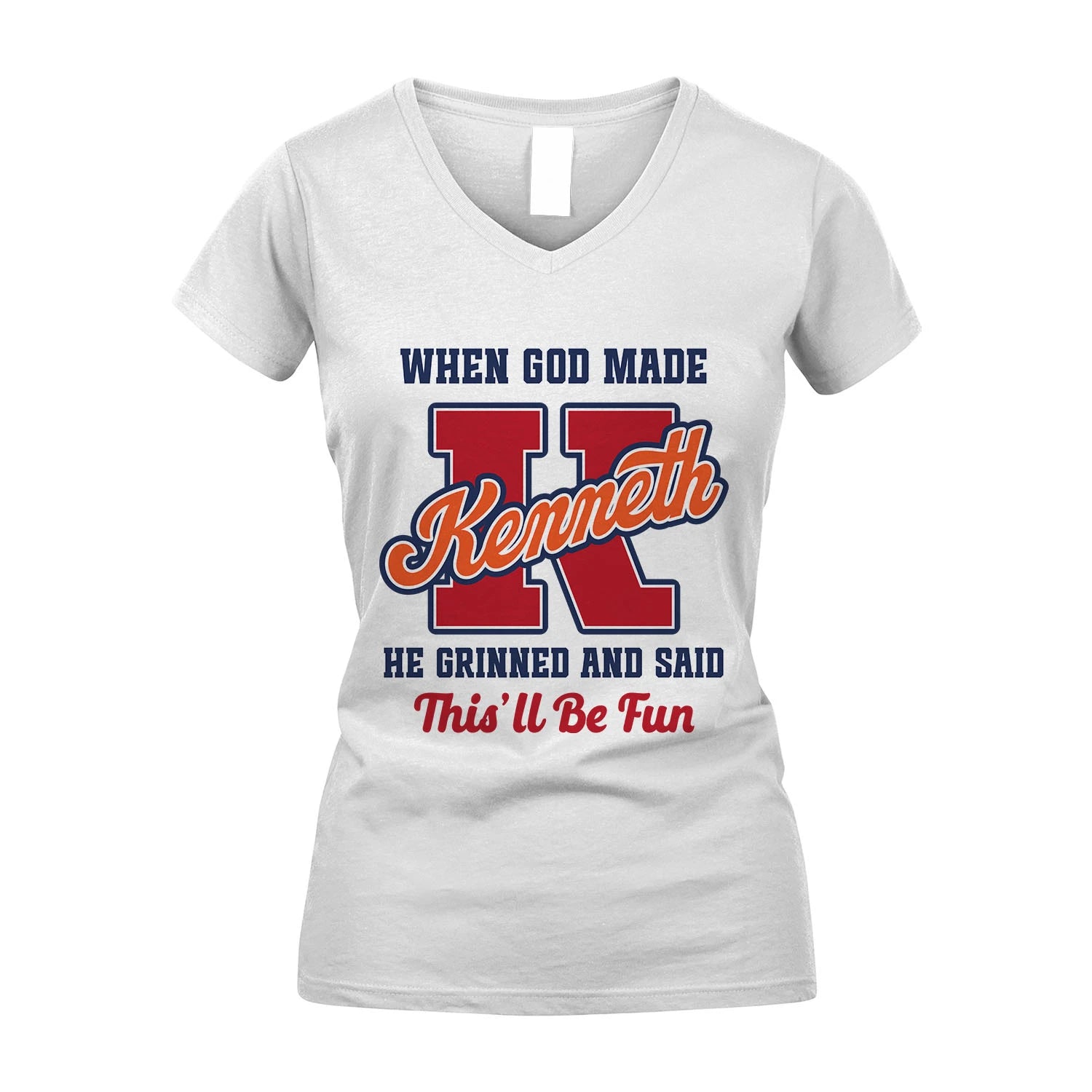God Made Your Name Custom Shirt KENNETH M1-16