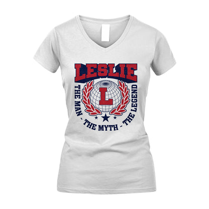 The Man The Myth The Legend Logo Shirt LESLIE M1-30