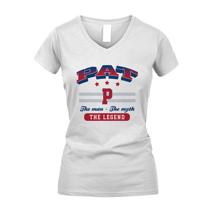 The Man The Myth The Legend With Your Name Shirt PAT M1-35