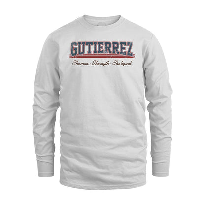 The Man The Myth The Legend Vintage Shirt GUTIERREZ M1-6