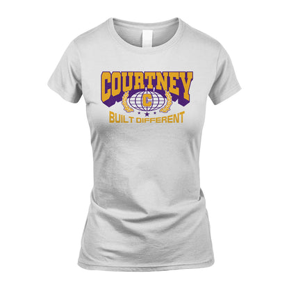 Your Name Built Different Sporty Shirt COURTNEY M1-32